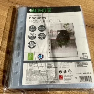 Prospekthüllen A5 25 St. genarbt LEITZ recycelt