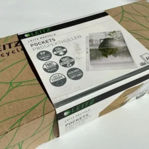 Prospekthüllen recycelt 40St. LEITZ A4 genarbt