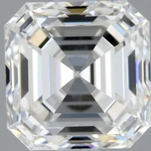 1 Carat Asscher - Natural Diamond - 1.02 - F - VVS1 - EX - EX - Diamonds By Rothschild