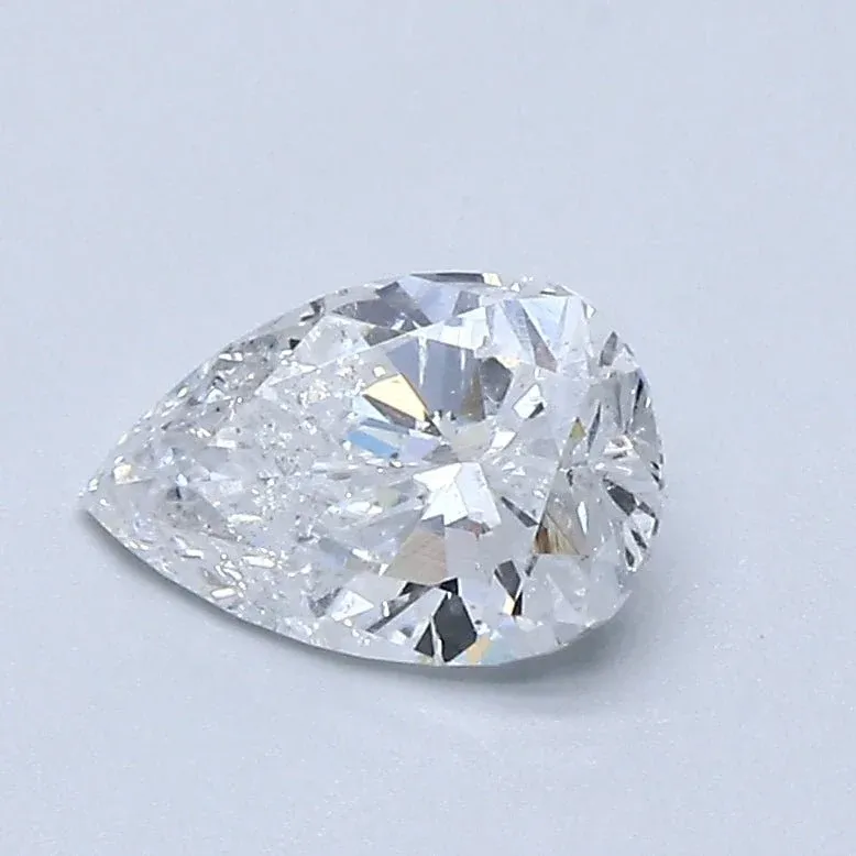 1 Carat Pear - Natural Diamond - 0.8 - D - I1 - VG - G - G - Diamonds By Rothschild