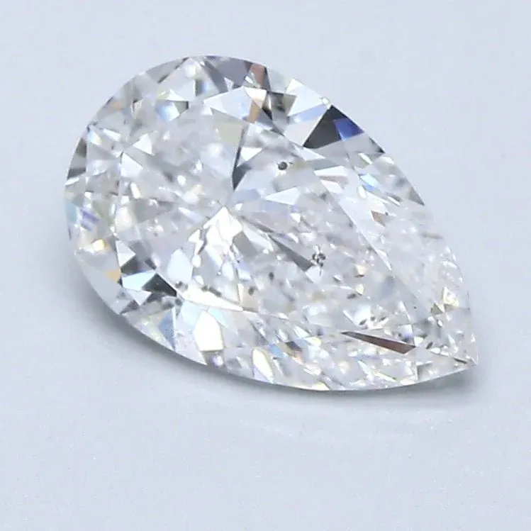 1 Carat Pear - Natural Diamond - 1.2 - E - SI2 - VG - EX - EX - Diamonds By Rothschild
