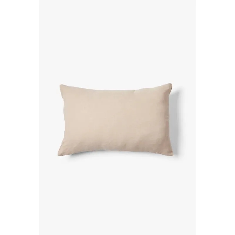 Kissenbezug – 100% Gewaschenes Leinen, Zeitloses Design, Nude Farbe, 60x40 cm - Scotty | Studio Femme Home