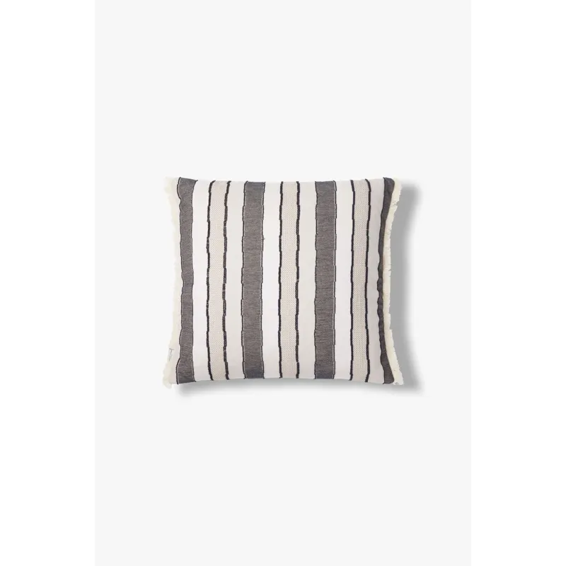 Kissenbezug – Bio-Baumwolle, Gewebtes Streifendesign, Naturfarbe - Holly | Studio Femme Home