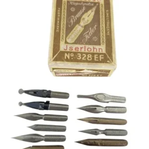 BRAUSE & Co. 12 Federn in Box - Vintage