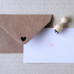 Mikro-Stempel Herz 1cm (Bordschätze) - Polly Paper - Umweltfreundliche Schreibwaren