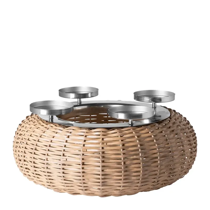 Adventskranz – Geflochtenes Design, Organische Form, Mattes Finish - Corbello | Fink Living