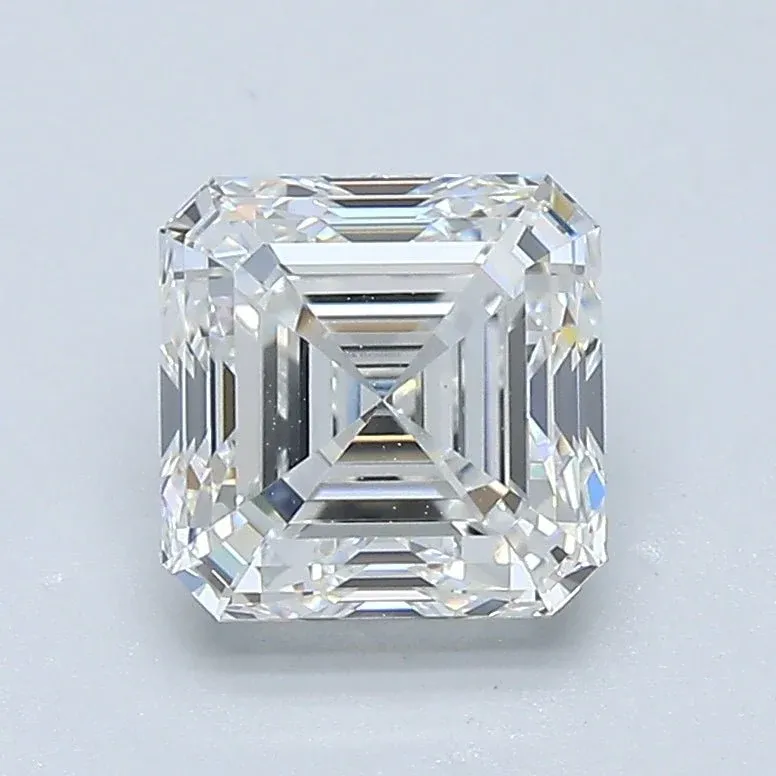 1.5 Carat Asscher - Natural Diamond - 1.6 - F - VVS2 - EX - EX - Diamonds By Rothschild