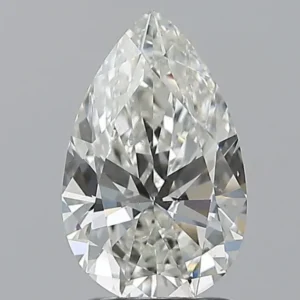 1.5 Carat Pear - Natural Diamond - 1.7 - H - SI1 - VG - EX - VG - Diamonds By Rothschild