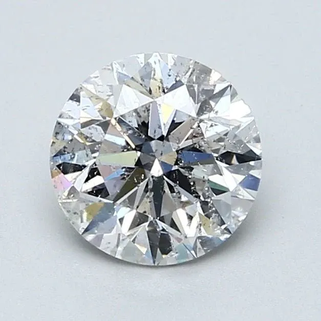 1.5 Carat Round - Natural Diamond - 1.5 - E - I1 - EX - EX - EX - Diamonds By Rothschild