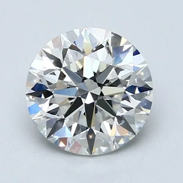 1.5 Carat Round - Natural Diamond - 1.6 - F - VS2 - EX - EX - EX - Diamonds By Rothschild