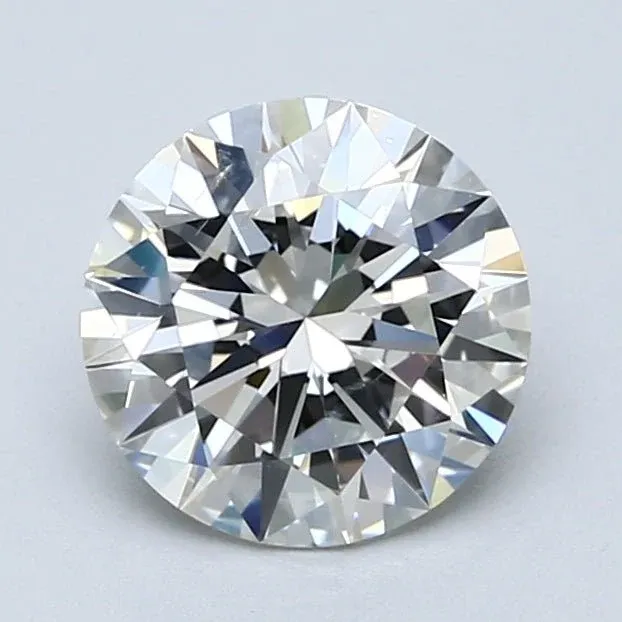 1.5 Carat Round - Natural Diamond - 1.7 - H - SI2 - EX - EX - EX - Diamonds By Rothschild