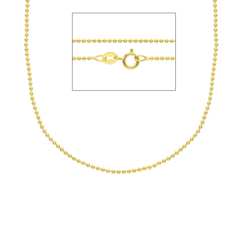 Damen Halskette in 18 Karat Gelbgold, ca. 3.00 Gr. - MPP120GG