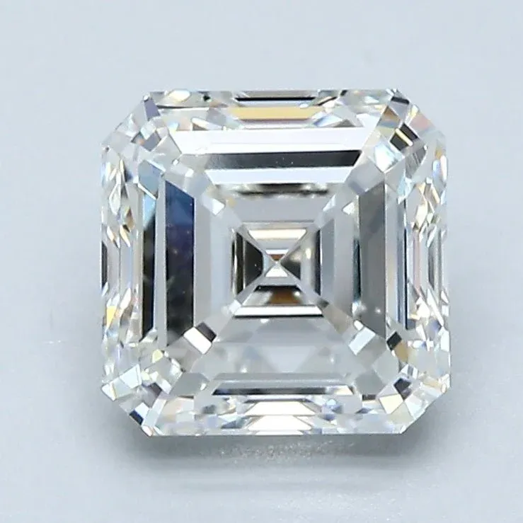 2 Carat Asscher - Natural Diamond - 2.01 - H - VS1 - EX - EX - VG - Diamonds By Rothschild