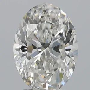 2 Carat Oval - Natural Diamond - 2 - G - SI2 - VG - EX - EX - Diamonds By Rothschild