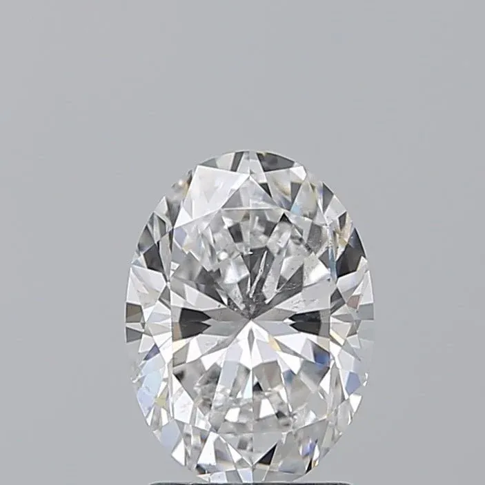 2 Carat Oval - Natural Diamond - 2.01 - D - SI2 - VG - VG - VG - Diamonds By Rothschild
