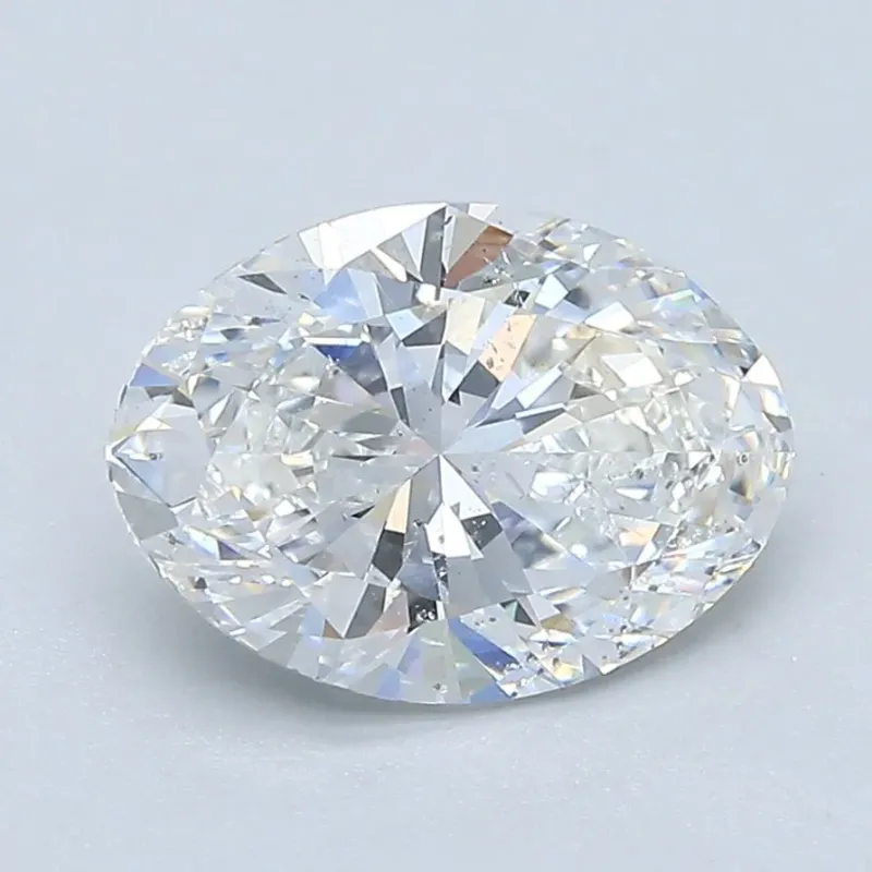 2 Carat Oval - Natural Diamond - 2.01 - E - SI2 - VG - EX - VG - Diamonds By Rothschild