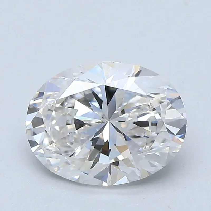 2 Carat Oval - Natural Diamond - 2.01 - F - VS2 - VG - EX - Diamonds By Rothschild