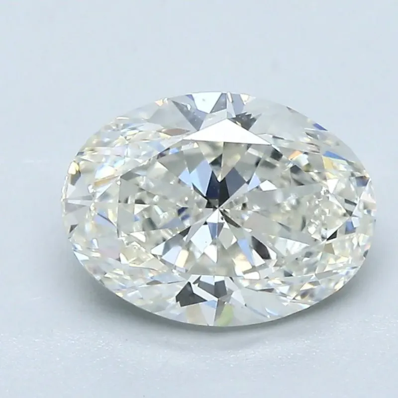 2 Carat Oval - Natural Diamond - 2.01 - I - VS2 - VG - EX - EX - Diamonds By Rothschild