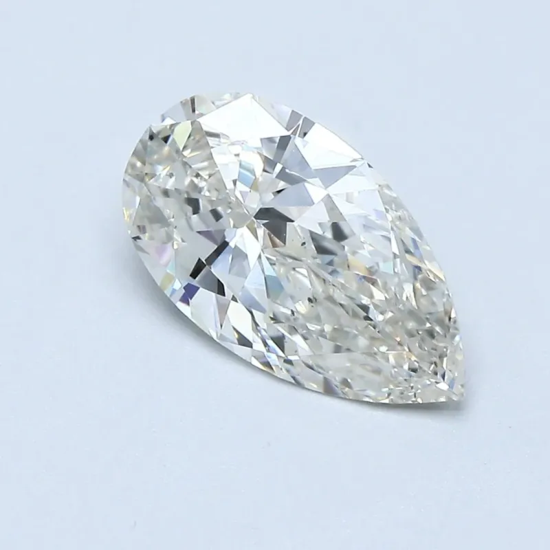 2 Carat Pear - Natural Diamond - 1.8 - I - SI2 - VG - G - G - Diamonds By Rothschild