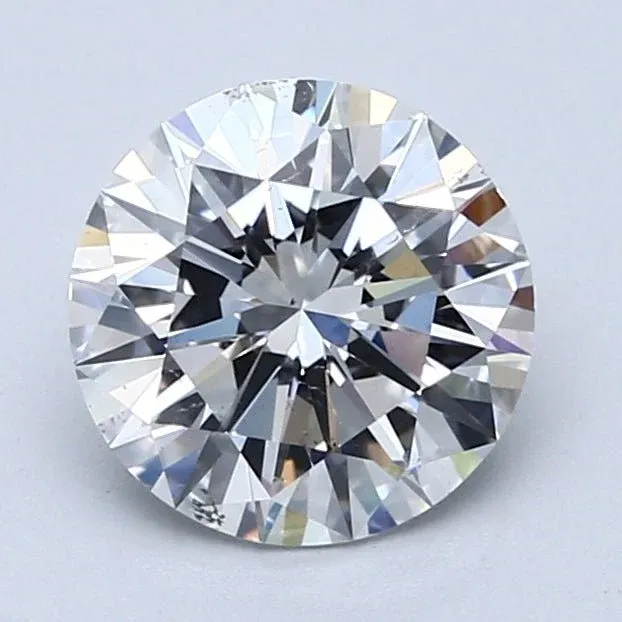 2 Carat Round - Natural Diamond - 1.92 - D - SI1 - EX - EX - EX - Diamonds By Rothschild