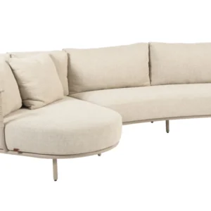 4 Seasons Outdoor Chaise Lounge Sardinia latte 2-teilig