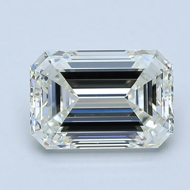 2.5 Carat Emerald - Natural Diamond - 2.5 - J - VS2 - EX - EX - Diamonds By Rothschild