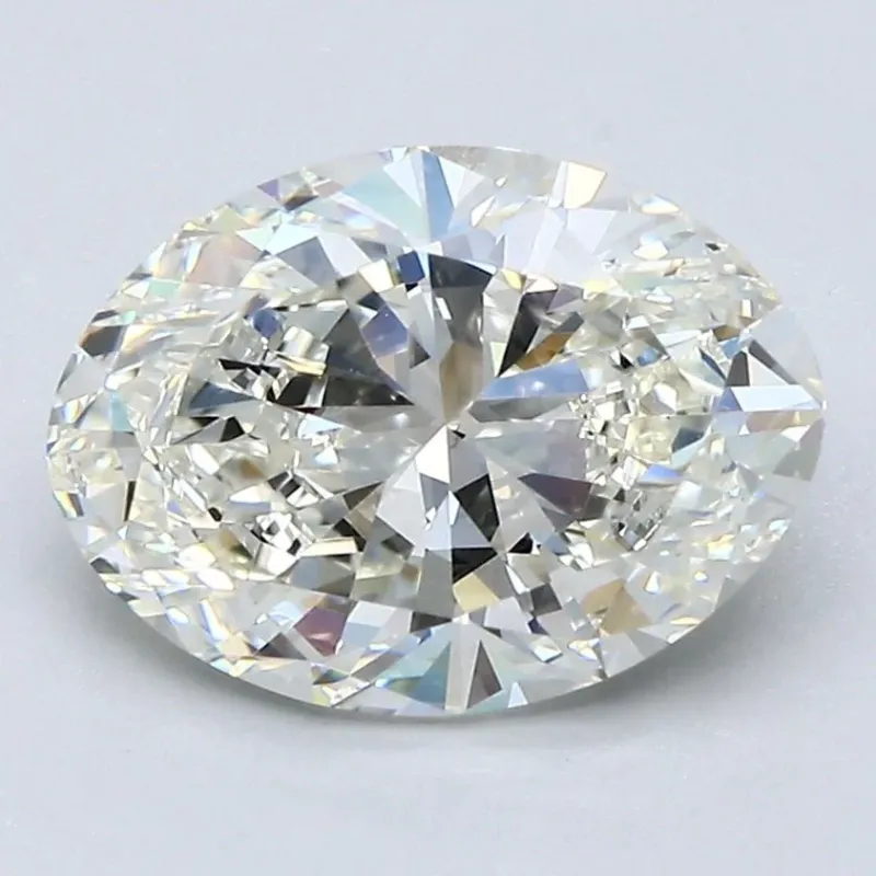 2.5 Carat Oval - Natural Diamond - 2.5 - I - VS1 - VG - EX - VG - Diamonds By Rothschild