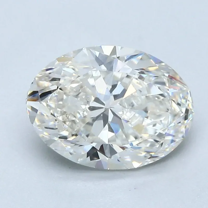 2.5 Carat Oval - Natural Diamond - 2.52 - I - VS2 - EX - EX - Diamonds By Rothschild