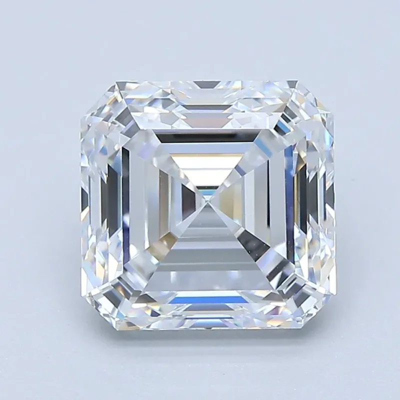 3.5 Carat Asscher - Natural Diamond - 3.51 - D - FL - EX - VG - Diamonds By Rothschild