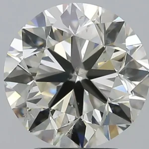 4 Carat Round - Natural Diamond - 4.01 - J - SI2 - VG - EX - VG - Diamonds By Rothschild