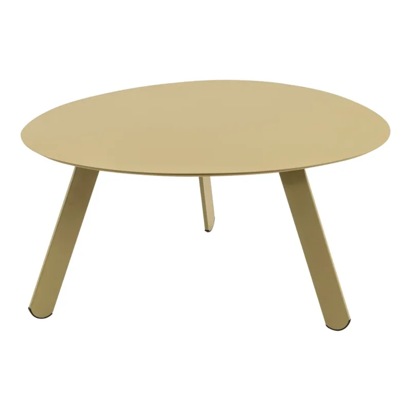 Lesli Living Beistelltisch Tiki 74x60x35,5cm grün/beige
