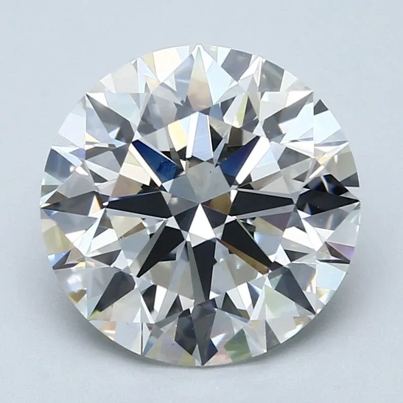4.5 Carat Round - Natural Diamond - 4.65 - D - VS1 - EX - EX - EX - Diamonds By Rothschild