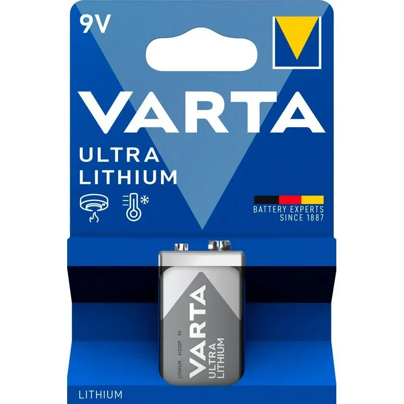 VARTA Batterie ULTRA LITHIUM E-Block 9,0 V