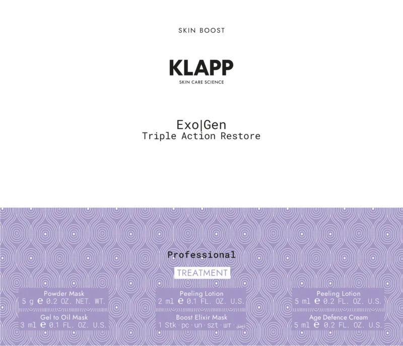 EXO GEN Triple Action Restore Treatment Kabinen Produkt