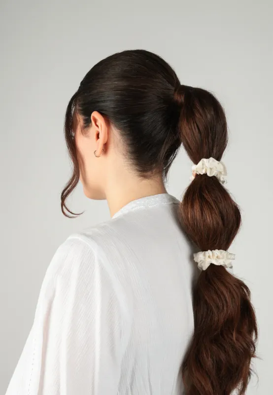 Trisa Fashion Scrunchies mit Spitze – Bild 4