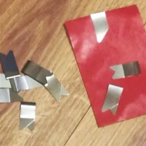 Metallclips blanko 10 Stück - Polly Paper