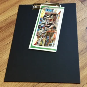 Klemmbrett schwarz Recyclingpap - Polly Paper