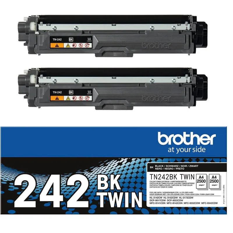 brother TN-242BKTWIN schwarz Toner, 2er-Set
