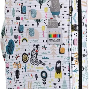 Portable Colored Pencil Case - Holds 166 Pencils or 112 Gel Pens Animal