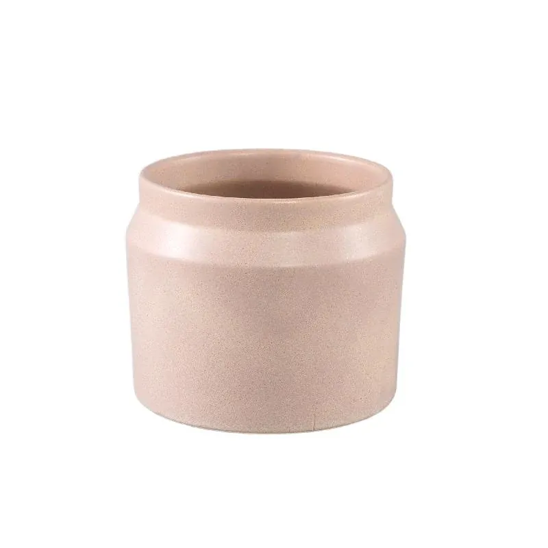 Topf – Runde Form, Porzellan-Keramik, Randdesign, Creme, S – Jillanne | PTMD