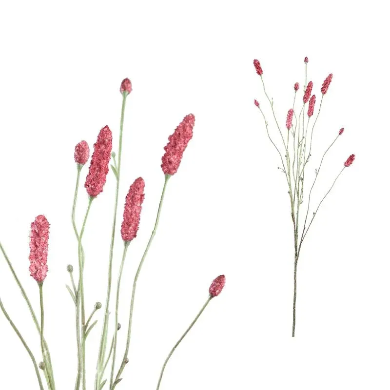 Kunstzweig – Rosa Wiesenknopfzweig aus Polyester | PTMD