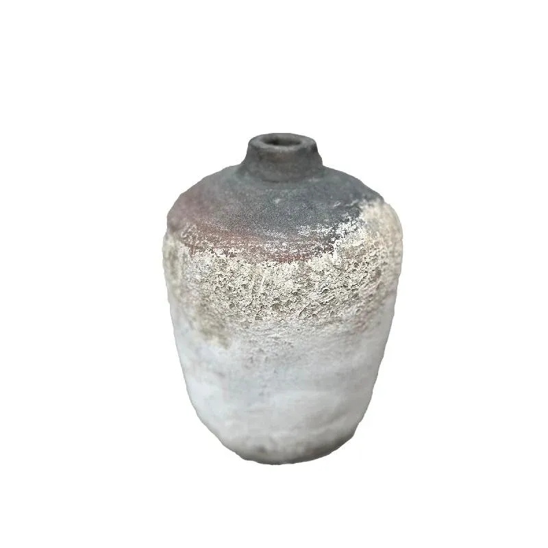 Vase – Weiße Terrakotta-Keramik, Runde Form, Niedrig – Joseph | PTMD