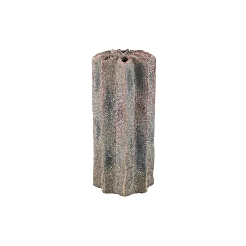 Vase – Runde Form, Keramik Material, Mehrloch Design, Lila, L – Marte | PTMD