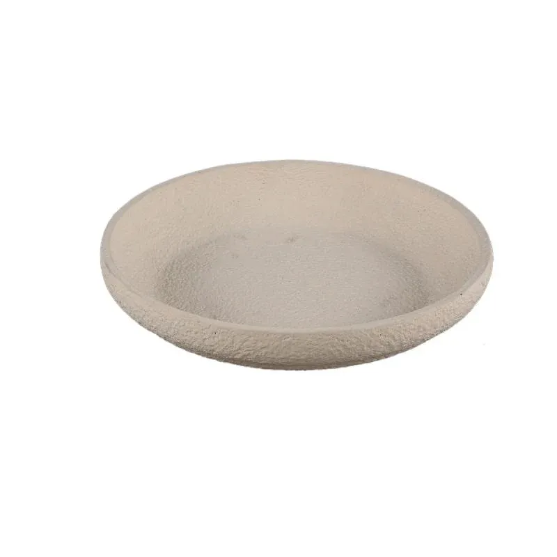 Schale – Runde Form, Raue Oberfläche, Creme Farbe, M – Hillie | PTMD