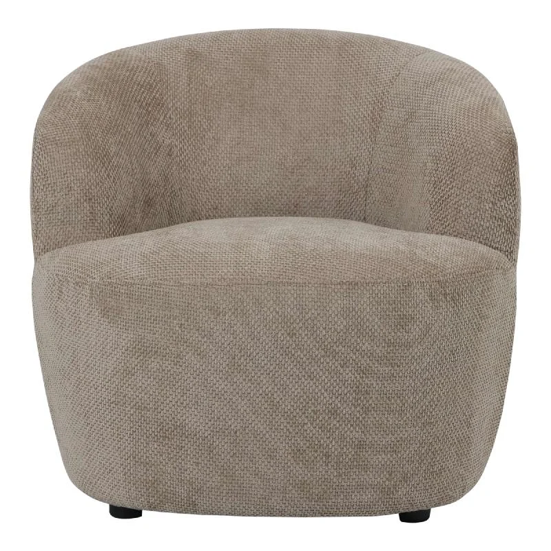 Sessel – Eden Stoffbezug, Beige Oberfläche, Gepolsterte Sitzfläche – Grasa | PTMD