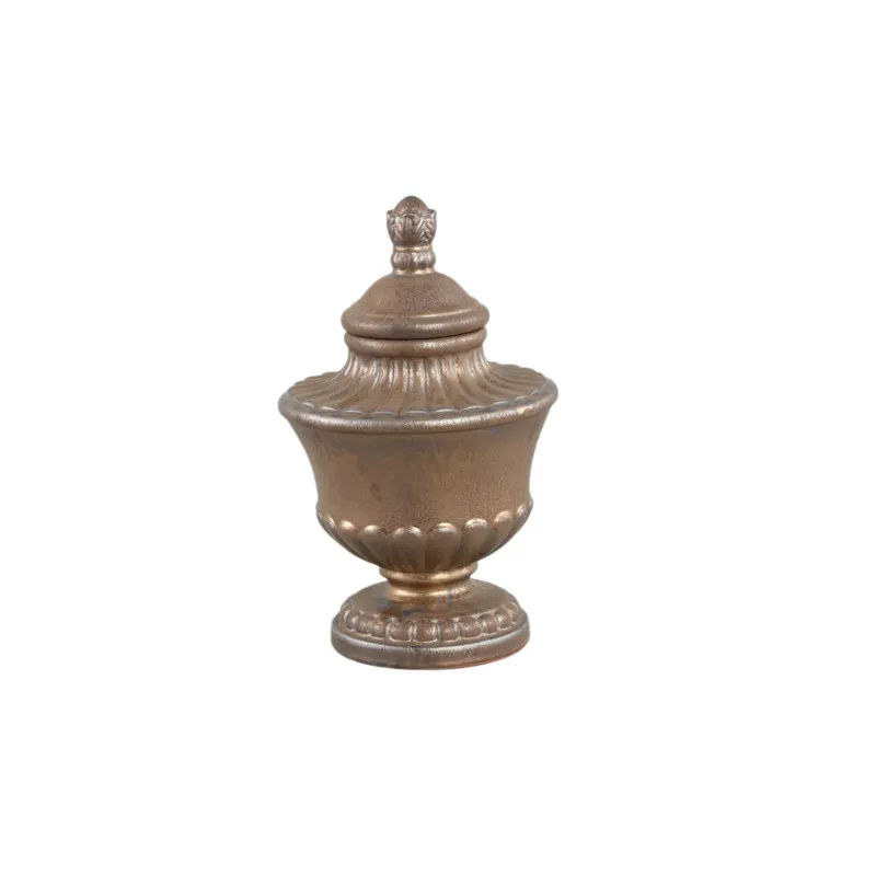 Statue – Antikes Design, Keramik Material, Bronze – Kristifor | PTMD