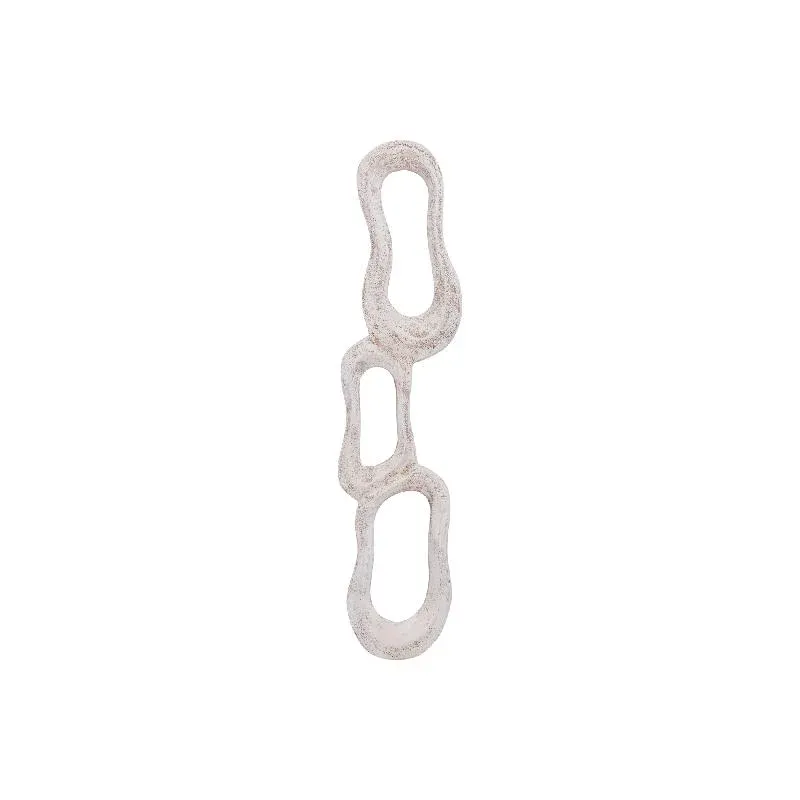 Wandpaneel – Abstraktes Design, Aluminium Material, Beige, S – Camare | PTMD