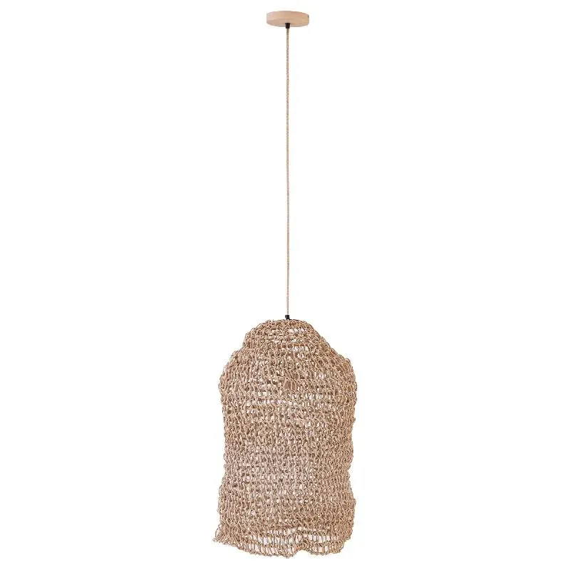 Pendelleuchte – Seildesign, Offene Form, Papiermaterial, Natur – Dayo | PTMD