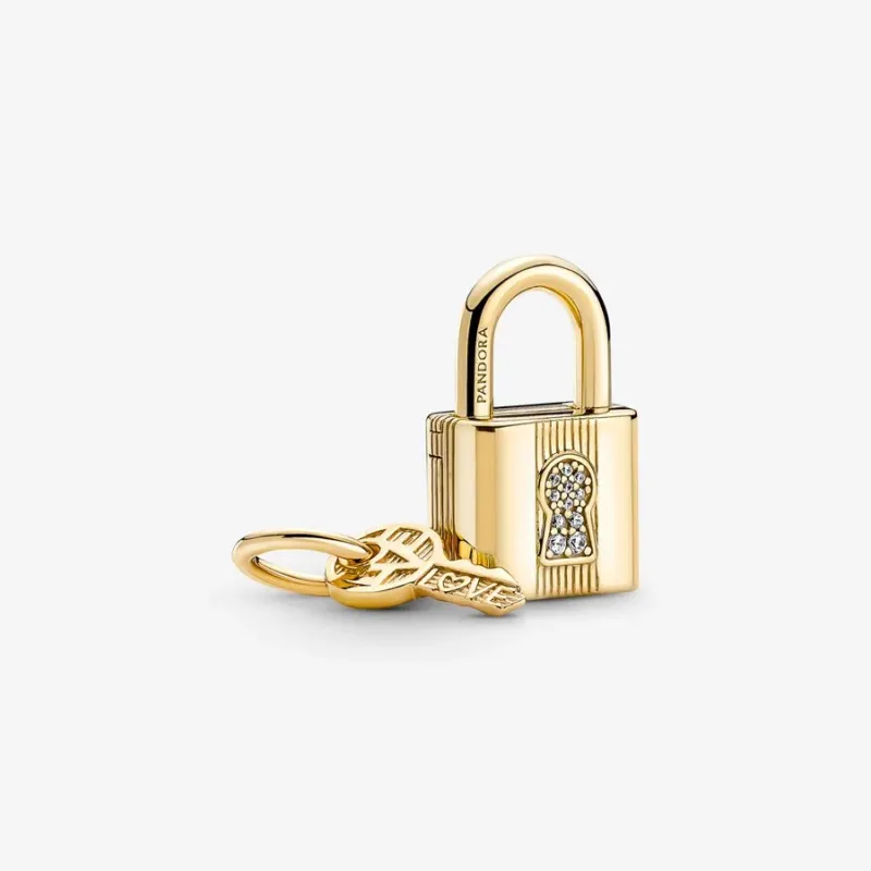 Pandora Vorhängeschloss & Schlüssel Charm-Anhänger: Ein Symbol der Liebe