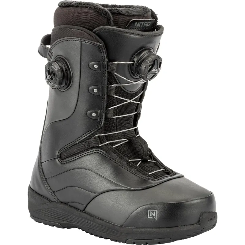 Nitro Crown Boa Damen Snowboard-Boots Black Winter2026-Nitrobags-Shop